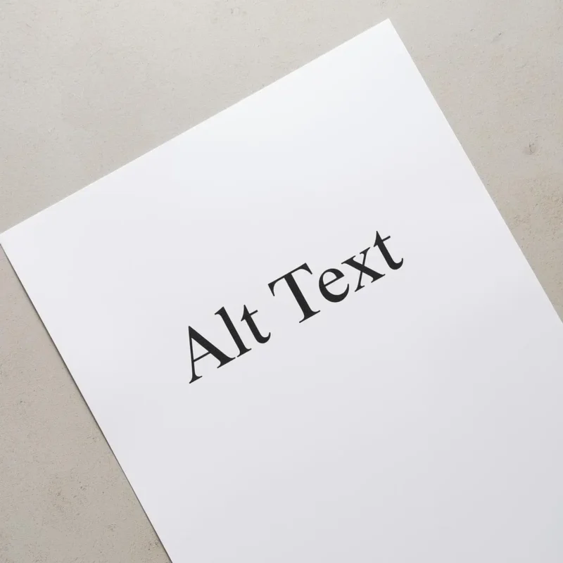 وصف ALT Text